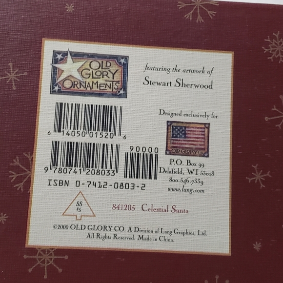 Vintage and Rare 2000 "Celestial Santa" by Stewart Sherwood Ornament - Picture 12 of 14